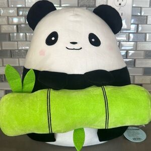 🐼Takashoji Panda Holding Bamboo Plush / Mochi / Limited Edition 14” BRAND NEW🐼